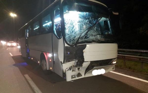 Возле Ровно в ДТП попал автобус с паломниками